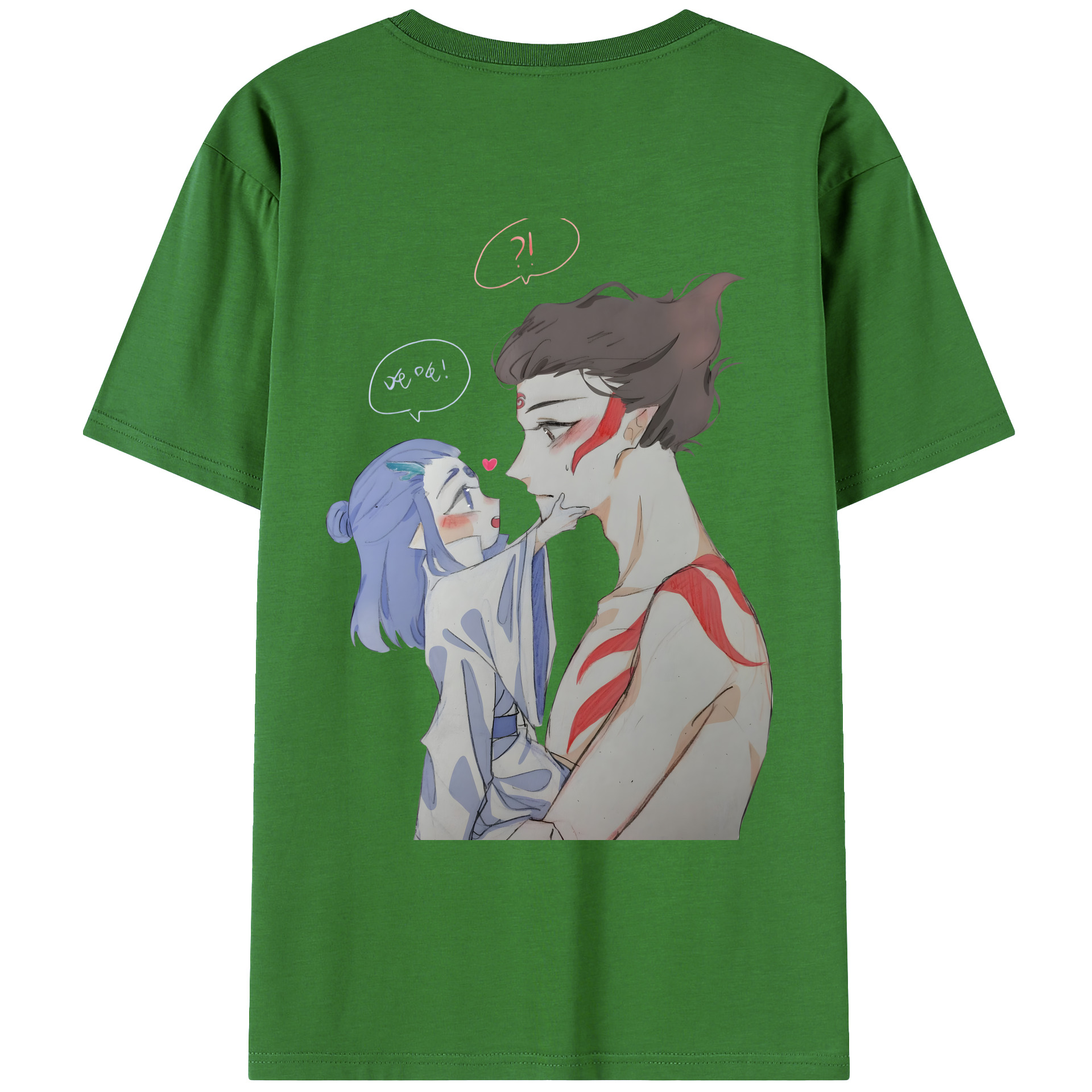 （画像用） Ne Zha 2 ナタ 魔童の大暴れ レディース半袖Tシャツ(バックプリント)